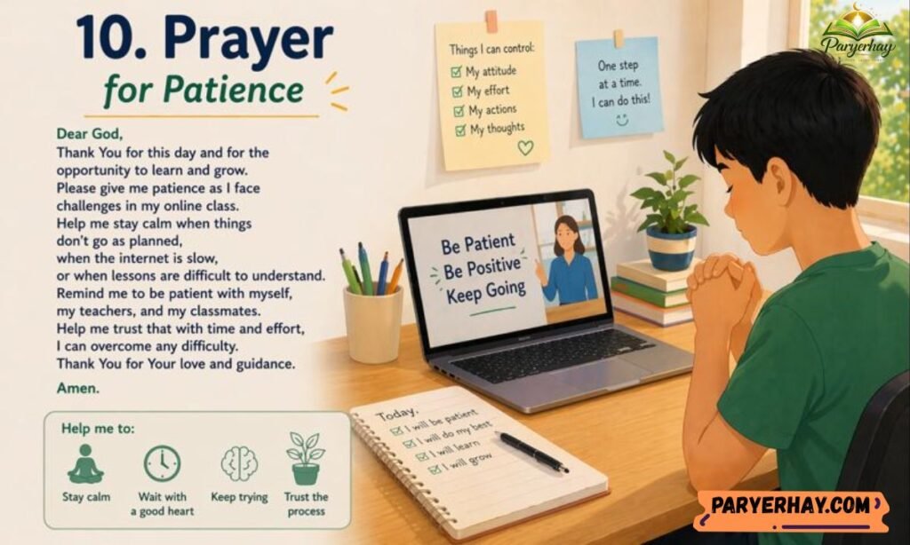10. Prayer for Patience
