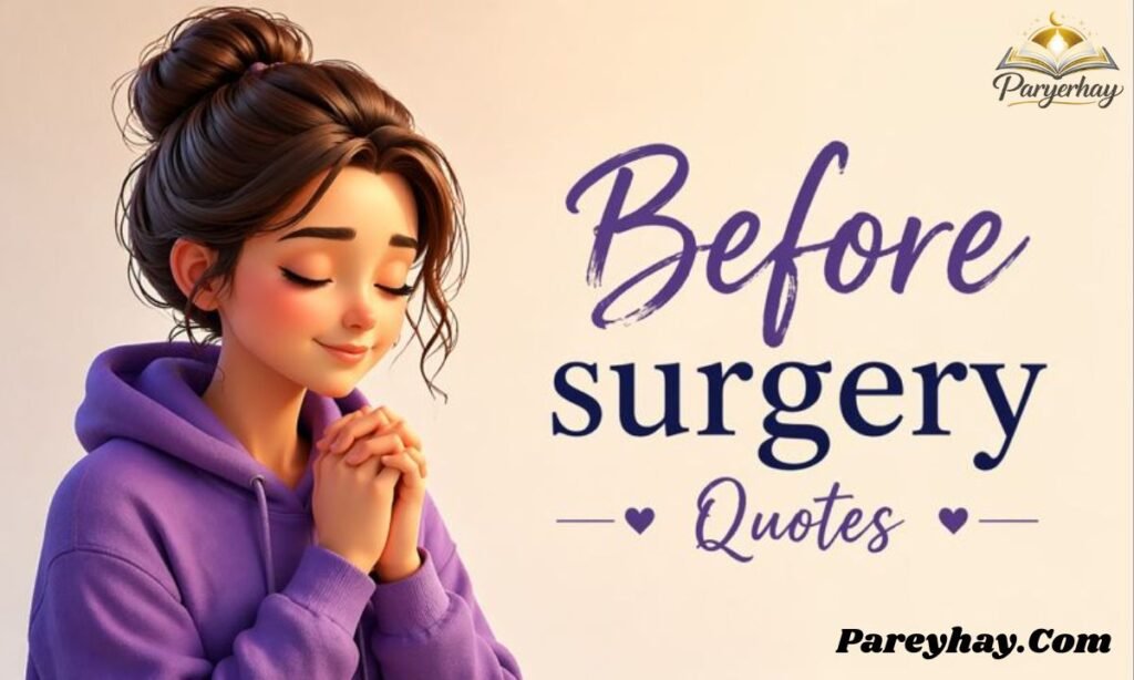 Before Surgery Quotes