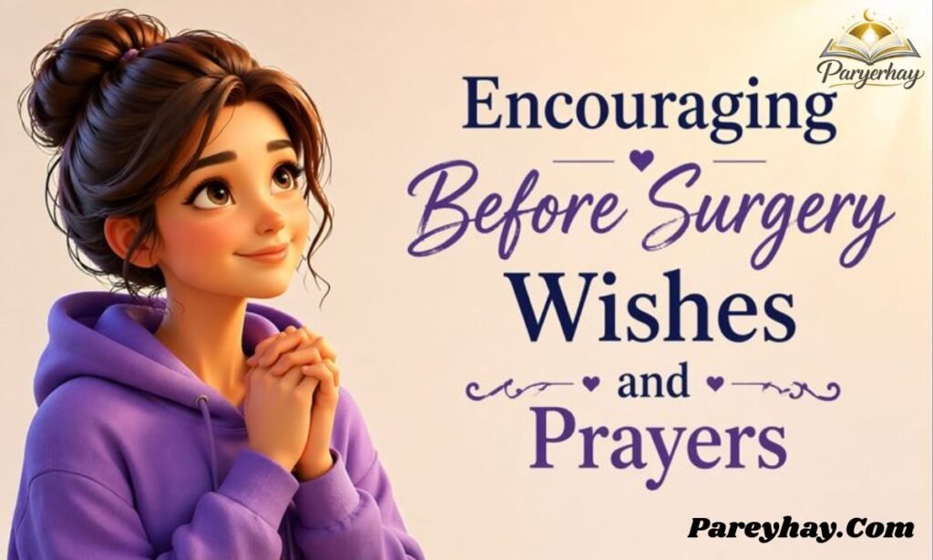 Encouraging Before Surgery Wishes and Prayers