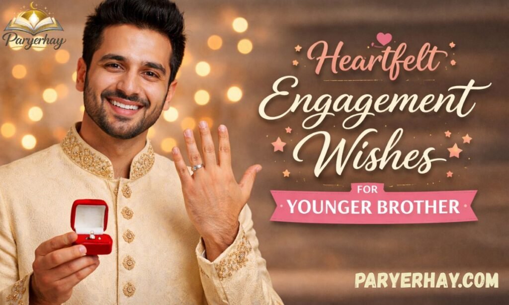 Heartfelt Engagement Wishes for Younger Brother