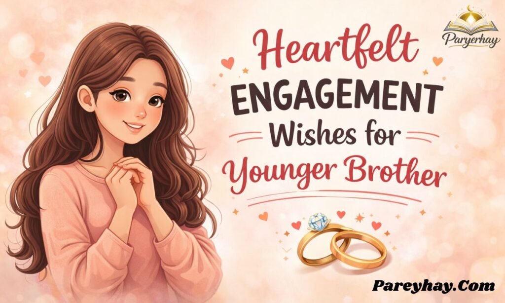 Heartfelt Engagement Wishes for Younger Brother(1)