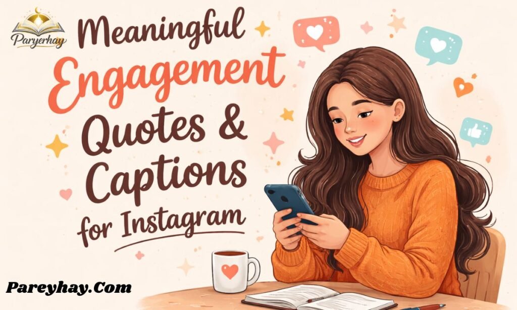 Meaningful Engagement Quotes and Captions for Instagram