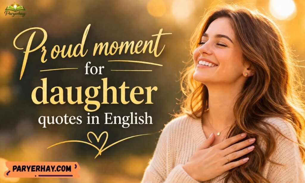 Proud moment for daughter quotes in english