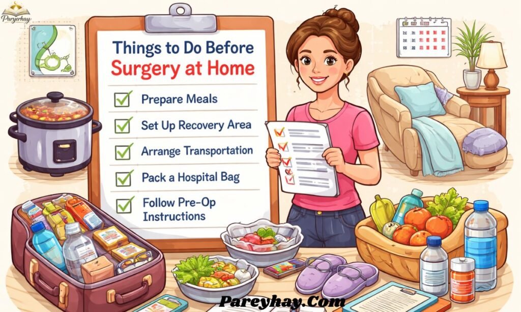 Things to Do Before Surgery at Home