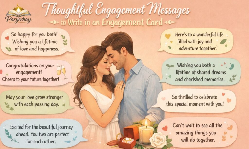 Thoughtful Engagement Messages to Write in an Engagement Card