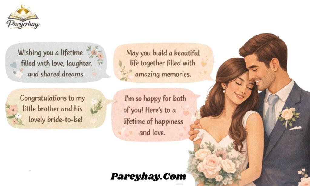 Wedding Wishes for Younger Brother and His Fiancée